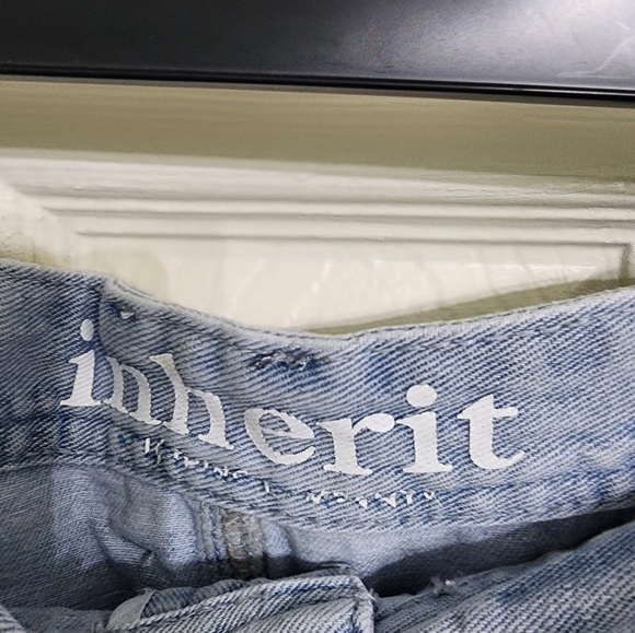 INHERIT Everly light wash denim skirt - Picture 3 of 4